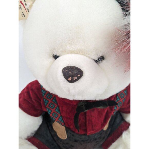 Vintage Bav Arian Jingle Bear Limited Edition 1991 Stuffed Animal 15" - Picture 5 of 8